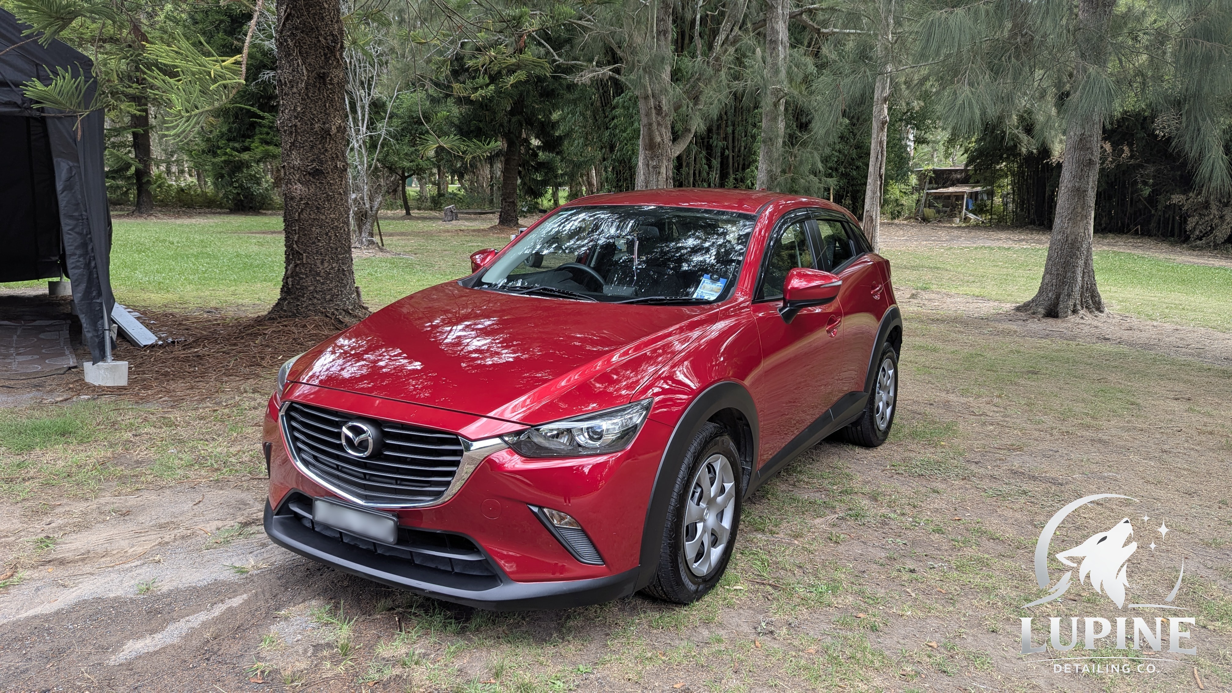 Mazda CX3 front left after detail